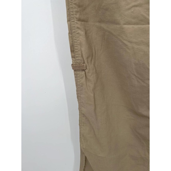 The North Face women's Horizon khaki roll up pants quick dry size 10 - Picture 5 of 9
